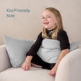 thumbnail image 3 of Bare Home Pillowcase Set - Premium 1800 Collection - Double Brushed - Ultra Soft - Toddler Size, Cloud Gray, 2 Count, 3 of 7
