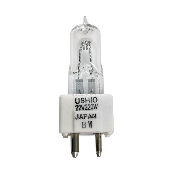 USHIO SM-129362 220W 22V GY9.5 Base Incandescent Scientific Medical Light Bulb