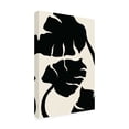 thumbnail image 3 of Canvas Wall Art - Pictufy Studio 'Monstera Black' Wall Art for Living Room, Bedroom, or Office Décor by Trademark Fine Art - 16 x 24 Inches, 3 of 4