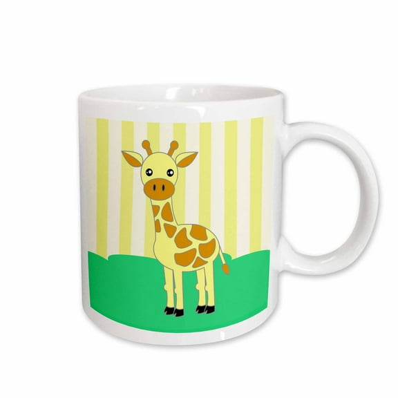 3drose, Baby Animals – Giraffe, 15oz Mug