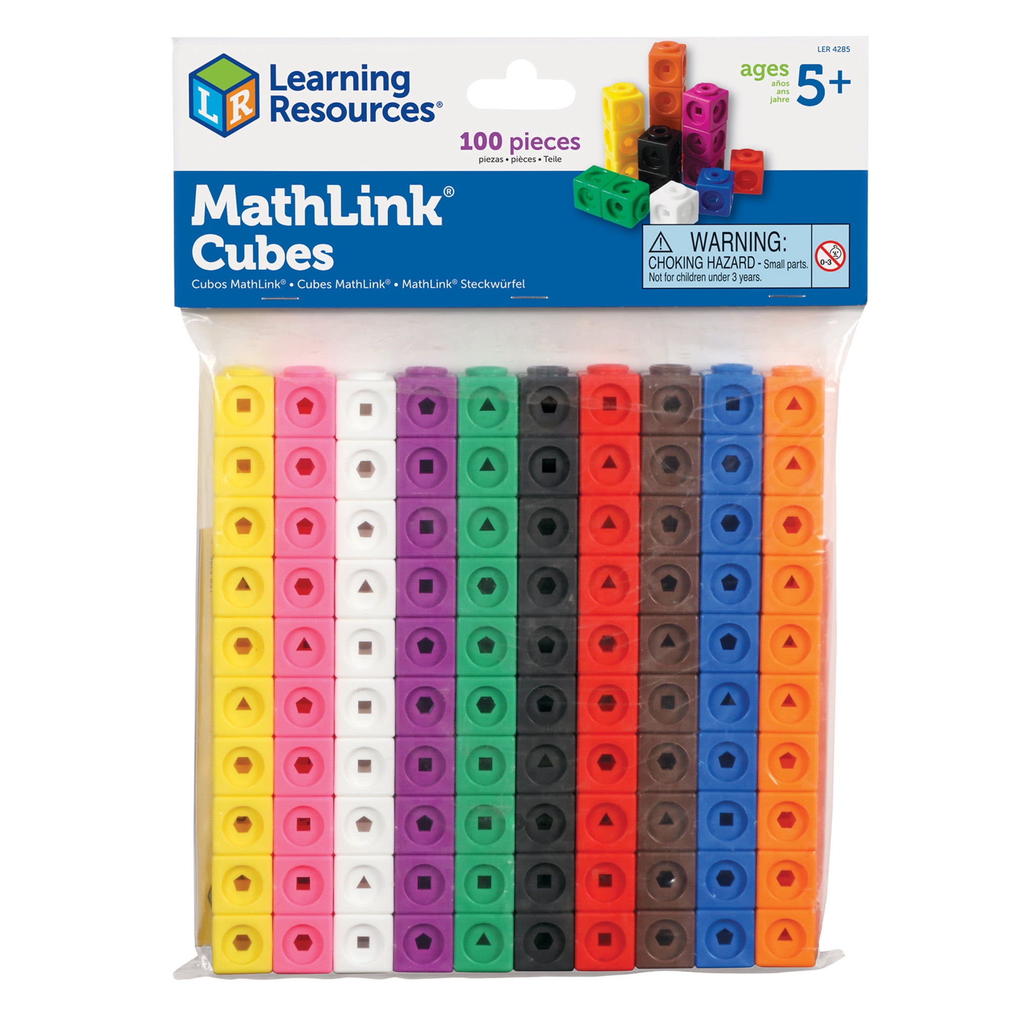 learning resources mathlink cubes activity set
