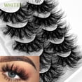 thumbnail image 2 of WHITE1 SKONHED 5 Pairs Extensión de ojos Pestañas postizas Pestañas largas y gruesas Volumen Visón sintético 8D Belleza femenina Tenues Hecho a mano Pestañas esponjosas Dramático Gao Jiahui unisex, 2 of 2