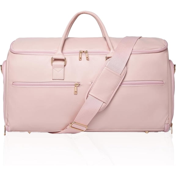 Convertible Travel Garment Bag, Carry Garment Bag for Women, 2 in 1 Suitcase Suit Business Travel Bag Weekender Bag,