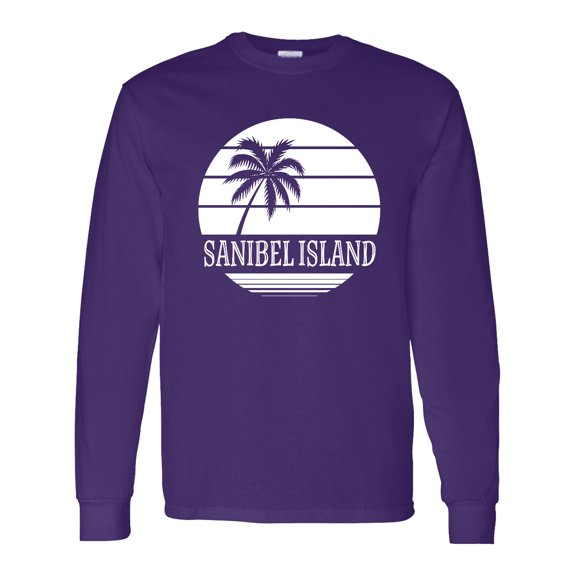 Inktastic Sanibel Island Florida Vacation Long Sleeve T-Shirt