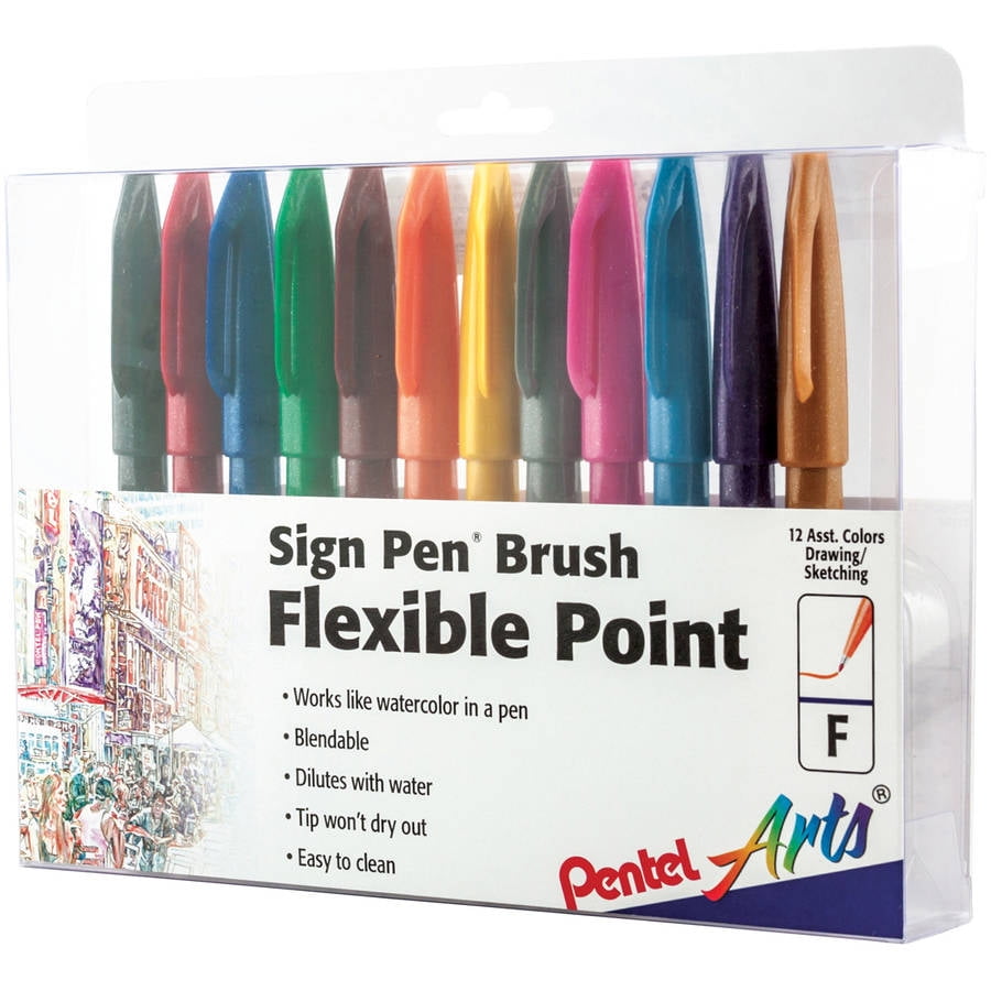 blendable felt tip pens