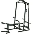 thumbnail image 1 of CoSoTower Smith Machine, Multi-Functional Power Cage w/ Adjustable Bench, Barbell Bar, Cable Pulley System, 15-Level Squat Rack, 1 of 7