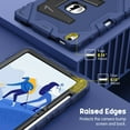 thumbnail image 2 of Fintie Rugged Case for iPad (A16) 11th Generation 11 Inch (2025), iPad 10th Generation 10.9 Inch (2022) - Heavy Duty Shockproof Kid-Friendly Protective Cover, Built-in Kickstand, Navy, 2 of 10