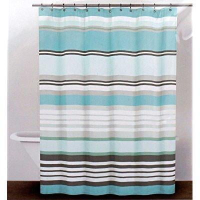 Dkny Fabric Shower Curtain Urban Lines Reef Blue Dkny Fabric Shower Curtain Urban Lines Reef Blue