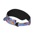 thumbnail image 2 of Fotbe Fastfoods Visera Deportiva con Diseño, Gorra Abierta Ajustable de Algodón para Mujer y Hombre, 2 of 7