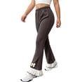 thumbnail image 2 of NAISIBABY Girls Pants, Soft Lace Trim Bow Elastic Waist Flared Legging Joggers Coffee Size 8, 2 of 8