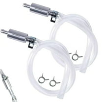 1/4 Inch Fuel Line Hose Kit with Inline Filter & Clamps – Universal Clear Tubing for Small Engines, Lawn Mowers, Chainsaws, Trimmers, Gasoline Tools Replacement