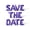 Purple, variant on Letter Balloons - SAVE THE DATE 16" Inch Alphabet Letters Foil Mylar Balloon Bachelorette Party or Bridal Shower Banner (Green)