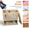 thumbnail image 5 of Wall-Mounted Scent Booster Beads Dispenser, Laundry Powder Laundry Room Organization and Storage, Rustic Brown, 5 of 5