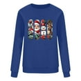 thumbnail image 4 of PNTUTB Christmas Sweatshirts for Women Fashion Print Long Sleeve Casual Crew Neck Pullover Tops, 4 of 5