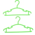 thumbnail image 4 of Closet Organization Hangers, Durable Plastic Hangers for Children's Clothes, Non Slip Design for Safe Support, Multicolor Kids Hangers for 3-18 Months, 4 of 5