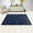 Navy Blue Background, variant on Carpets For Living Room Bedroom Ultra Soft Comfy Thickened Memory-Foam Indoor Carpets 2 Size Aviliable Lace Pattern with Bows