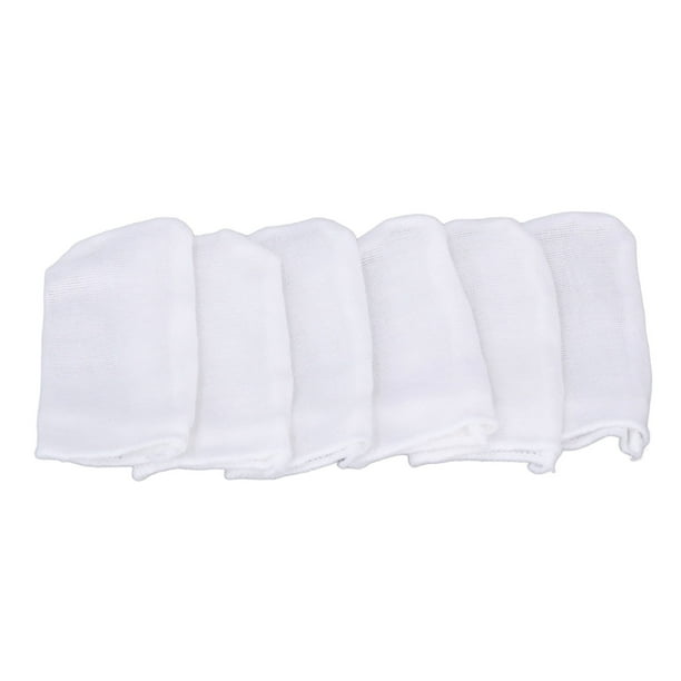 Garosa 6 Pcs Baby Finger Brush Cotton Gauze Finger Brush Soft