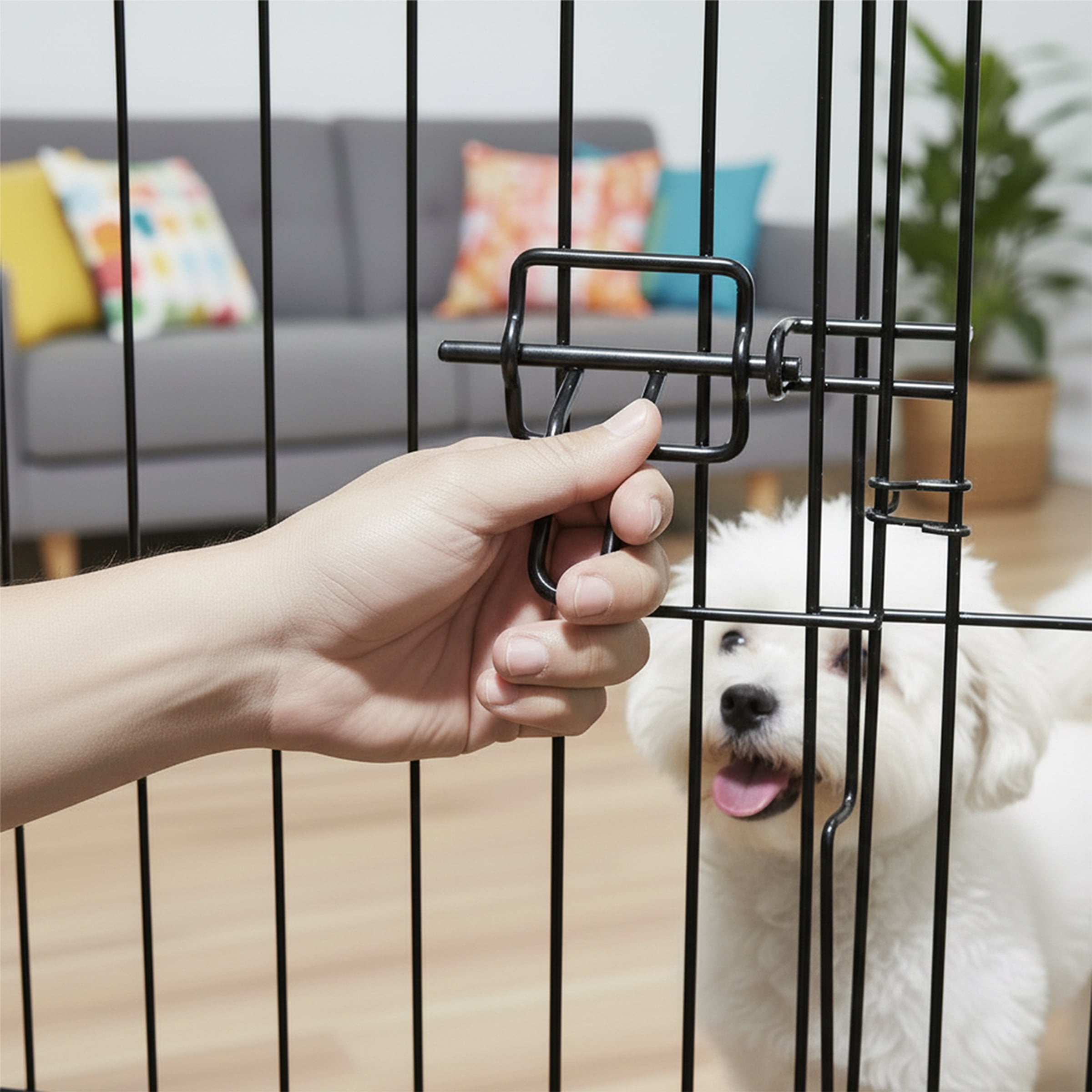 PETMAKER Indoor/Outdoor Foldable Puppy Dog Playpen - Eight 24x30in Panels