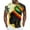 Multicolor, variant on Tops for Men Plus Size Short Sleeved Round Neck Printed Running Fitness Sports Shirt Multicolor XXXXL