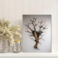 thumbnail image 2 of Abstract Black Gold Tree Canvas Print, Decor for Living Room, Office, Entryway, Home Accent, 2 of 8