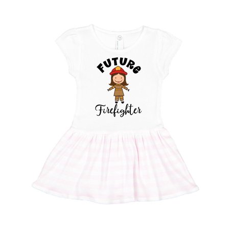 

Inktastic Future Firefighter Cute Girls Gift Toddler Girl Dress
