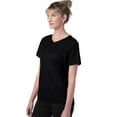thumbnail image 6 of Hanes Sport Cool DRI Women's Performance V-Neck T-Shirt Black M, 6 of 6
