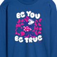 thumbnail image 3 of Disney - Be You Be True Minnie Mouse - Men's Long Sleeve Graphic T-Shirt, 3 of 5
