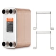 thumbnail image 1 of Intercambiador de placas soldadas VEVOR EATB28-80 5x 12 80 Cobre/316L, 1 of 9