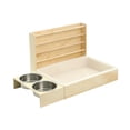 thumbnail image 3 of Comedero de heno para conejos, contenedor de heno para conejillos de indias, dispensador de comida para patio de juegos, caja de arena, comedero para, 3 of 8