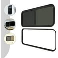 thumbnail image 2 of Fichiouy Black Universal RV Window for RV Window Replacement, 2 of 12