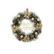 thumbnail image 1 of Decoraciones de Navidad Al Aire Libre la Corona de Navidad Decorada en Oro Pinaster Cones Es una Opción Ideal para Decorar Hoteles Familiares Y Vacaciones, 1 of 6