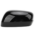 thumbnail image 2 of Car Rearview Mirror Covers for Fit Jazz 2009 to 2014, High Strength, Black Outer Door Mirror Covers, Side Mirror Caps, for Without Turning Signal Light Version, Easy to Install, 2 of 7