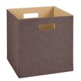 thumbnail image 1 of Decorative Fabric Storage Bin in Brown, 1 of 2