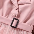 thumbnail image 4 of Sngxgn Girl Party Dress Long Sleeve A-Line Dresses(Pink,6Y), 4 of 7