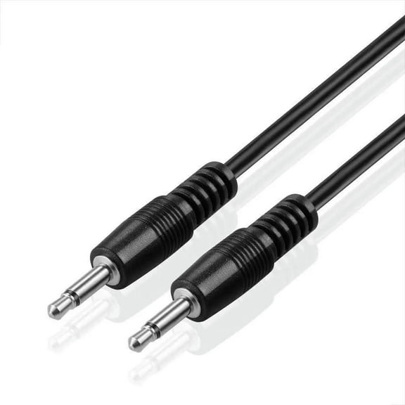 12V 3.5MM MALE TO MALE Trigger Cable, 3ft Monaural 1/8 TS Plug to Monaural 1/8 TS Audio Cable