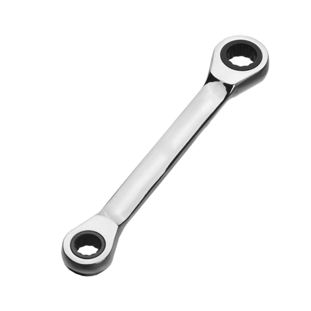 Ratcheting Wrench, Flexible Pivoting Head Ratchet Combination Spanner Wrench Garage Metric Tool