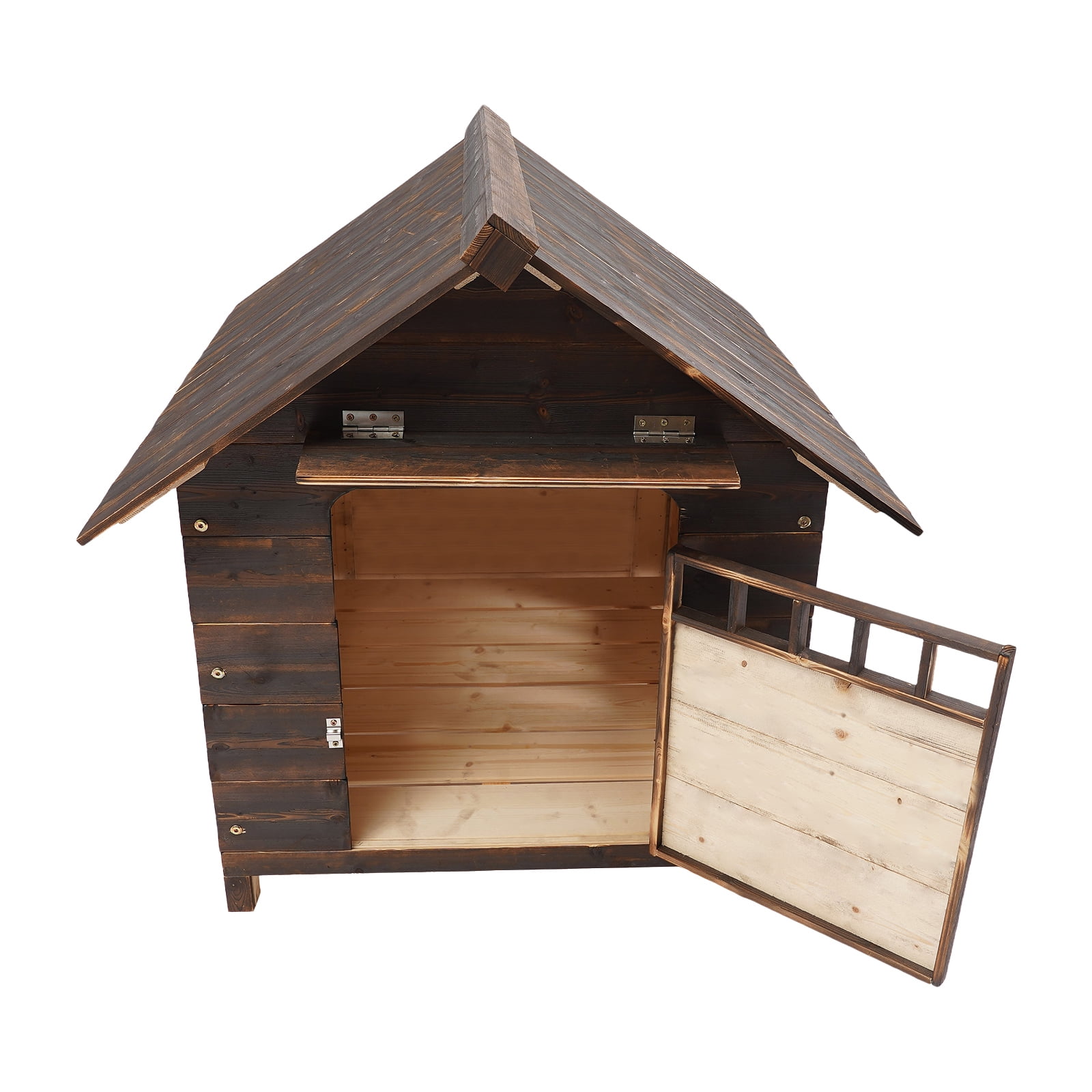 Dog House, Dog House With Window and Door, Pet House for Outdoor and Indoor Use or Pet Stores, or in Gardens, Backyards, Balconies, and Other Places (30.31*34.65*31.89in)