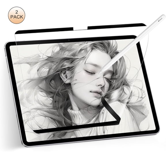 2Pack Magnetic Paperlike Screen Protector for iPad Pro 11" (2018/2019/2010/2011/2022) ,Write and Draw Like on Paper,Removable and Reusable