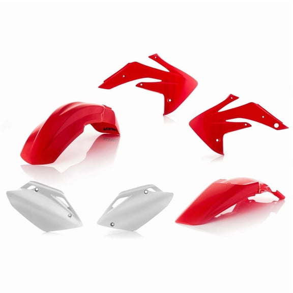 Acerbis White/Red Complete Plastic Body Kit (2084600215)