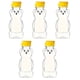 thumbnail image 1 of Frascos de plástico con forma de oso para miel, 240 ml, vacíos, con tapa abatible, reutilizables, para guardar y dispensar jarabe, salsa y zumo., 1 of 8