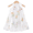 White, variant on Kids Girls Clothes Little Girls Tulle Dress 5T Girls Summer Halter Dress 6Y Girls Sleeveless Solid Color Floral Dress White
