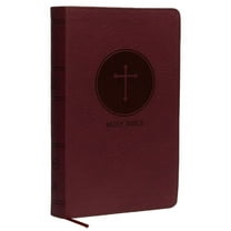 NKJV, Deluxe Gift Bible, Imitation Leather, Burgundy, Red Letter Edition