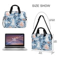 thumbnail image 3 of FORMRS 16" Laptop Bag Carrying Sleeve Case with Handle Travel Shoulder Briefcase, Floral Easter Rabbits, 3 of 8