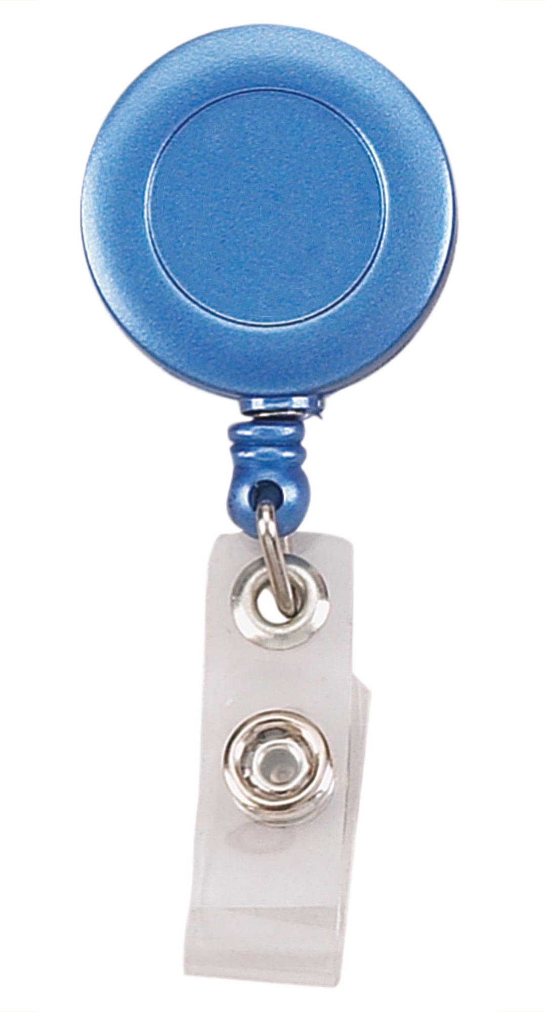 Blue Retractable Badge Holder