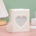 thumbnail image 1 of Tarjetero de 3 Pulgadas Macarena Corazón de Amor Hueco Libro de Colección Tipo Espejo Mini álbum Tarjeta B Blanco, 1 of 8