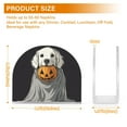 thumbnail image 4 of Yayeee Napkin Holder for Table Set of 2 Kitchen Paper Tissue Organization, White Halloween Dog, 4 of 8