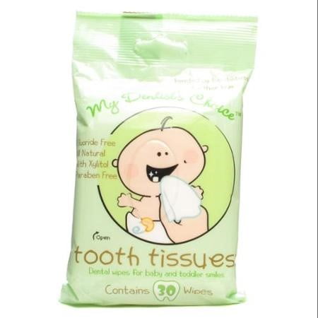 My Dentist's Choice Tooth Tissues Wipes, 30 Ct