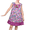 Purple Green Polka Dots, variant on Girls Dress Fruit Watermelon Summer Holiday Cute Beach Casual Cotton 5 Years