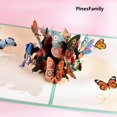 thumbnail image 3 of A04-3D Pop-Up Colorful Butterfly Greeting Card | Perfect for All Special Occasions!, 3 of 5