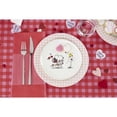 thumbnail image 5 of Lenox Gingham Casual Pink Gingham 10.50" Round Porcelain Dinner Plates (4 Count), 5 of 10
